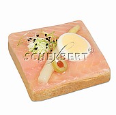 Lachs-Canape 9 x 9 cm